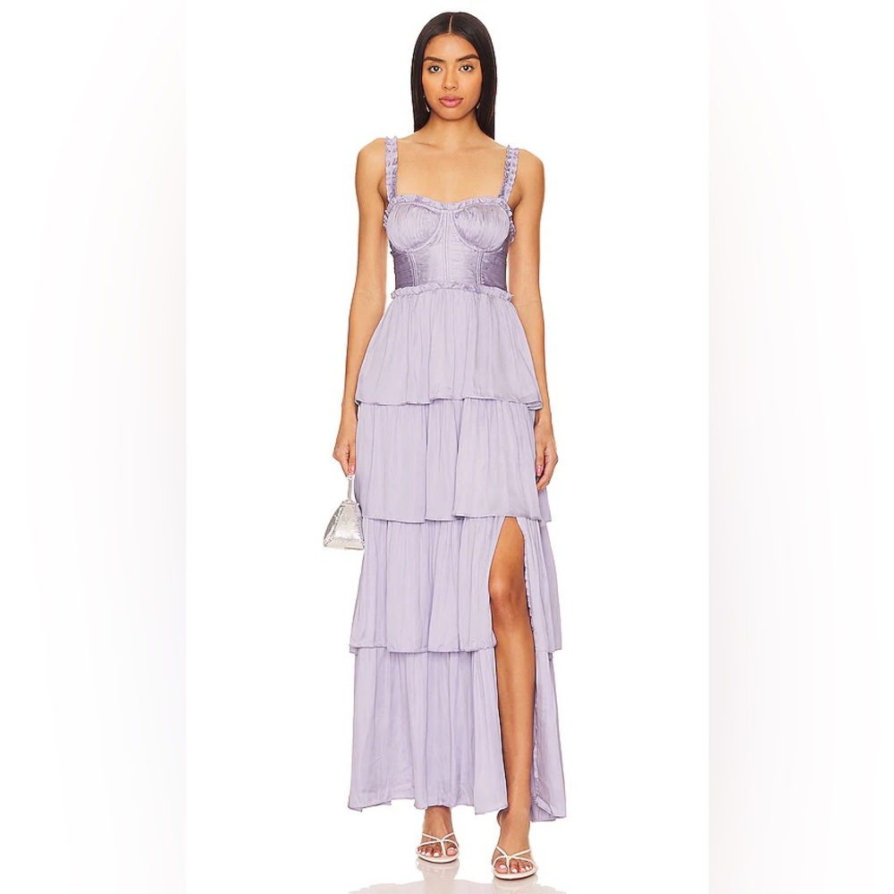Astr Lavender Maxi Dress